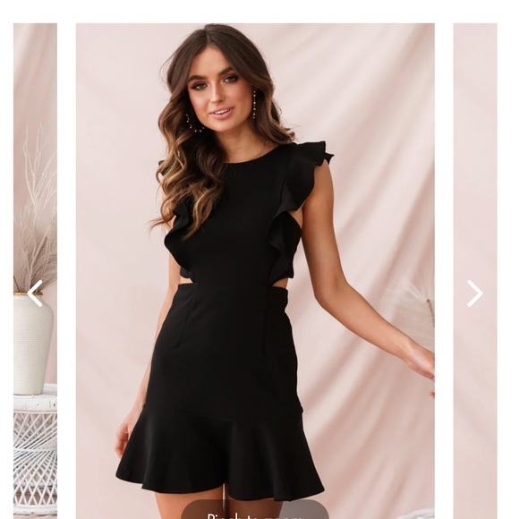 Selfie Leslie Black Dress - NEW - Picture 3 of 4